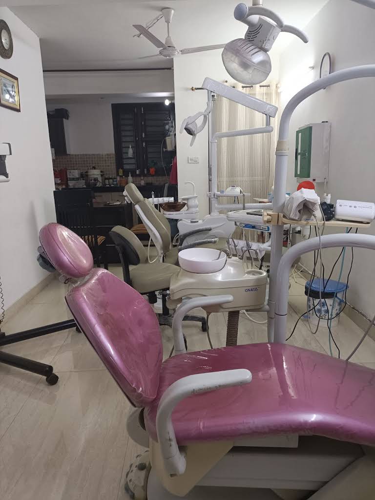 Modern dental chair and equipment inside the clinic